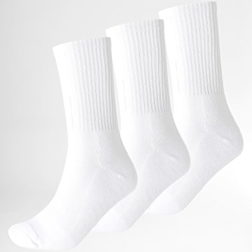 Urban Classics - Lote de 3 pares de calcetines TB1471 Blanco