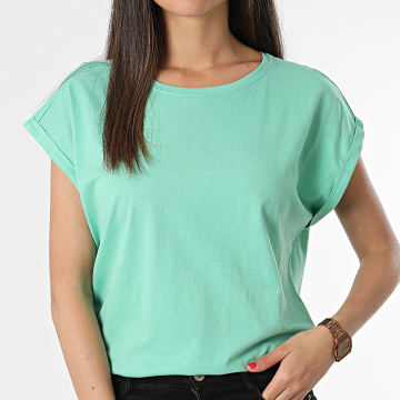 Urban Classics - Dames mouwloos T-shirt TB771 Groen