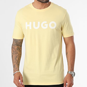 HUGO - Tee Shirt Dulivio 50467556 Jaune