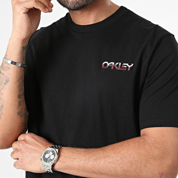 Oakley - Maglietta con cappuccio FOA405486 Nero