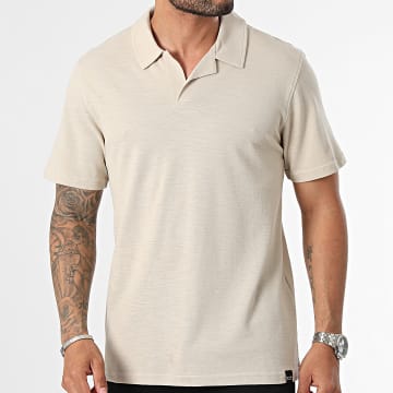 Only And Sons - Polo Manches Courtes Yakob Beige