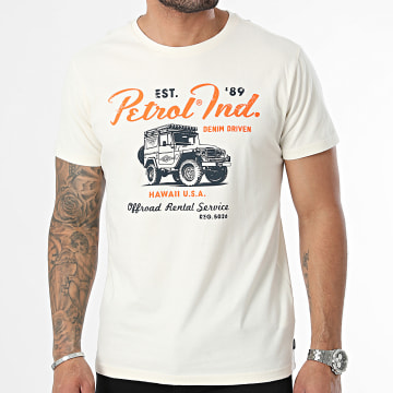 Petrol Industries - Camiseta M-1040-TRO597 Beige claro
