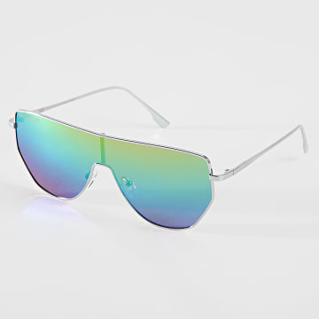Urban Classics - TB6498 Gafas de sol plateadas iridiscentes