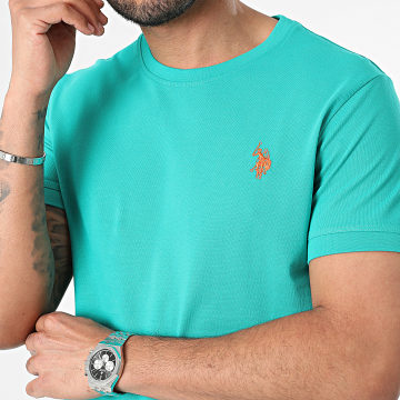 US Polo ASSN - Camiseta turquesa 67532-43472