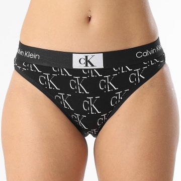Calvin Klein - Slip bikini moderno da donna 7222 nero bianco