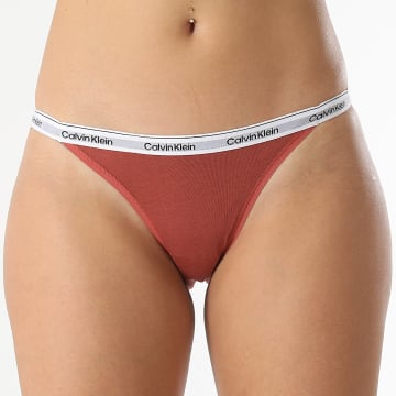 Calvin Klein - Culotte Femme Bikini 5215 Rouge Brique