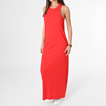 Only - Robe Longue Femme May Life 15316908 Rouge