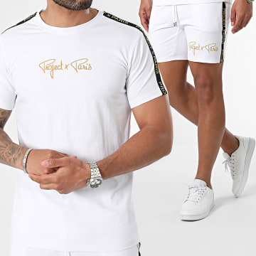 Project X Paris - Conjunto de camiseta y pantalón corto 2410095_W-2440095_W Oro blanco