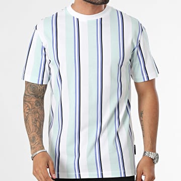 Tom Tailor - Camiseta 1042048-XX-12 Blanco Verde Claro