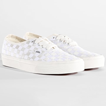 Vans - Baskets A Carreaux Authentic 9PVCJD1 Embroidered Checker White
