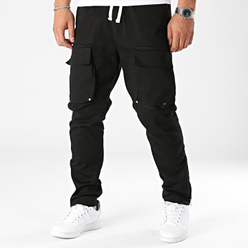 2Y Premium - Pantalones cargo negros