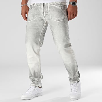 2Y Premium - Jeans slim beige grigio