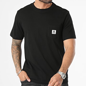 Element - Tee Shirt Poche Basic Noir