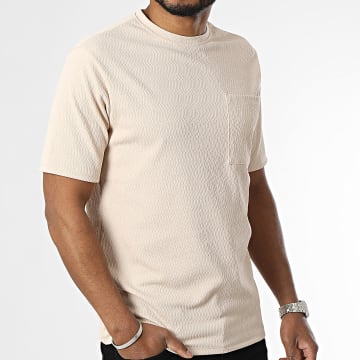 MTX - Camiseta de bolsillo beige