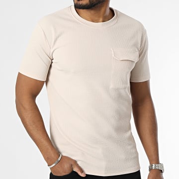 MTX - Camiseta de bolsillo beige