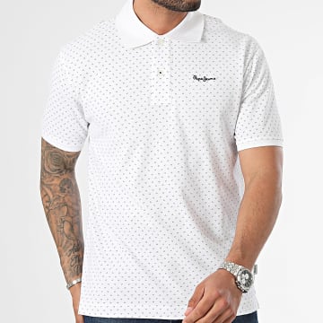 Pepe Jeans - Polo Manches Courtes Hunter Blanc