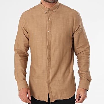Classic Series - Chemise Manches Longues Camel Clair