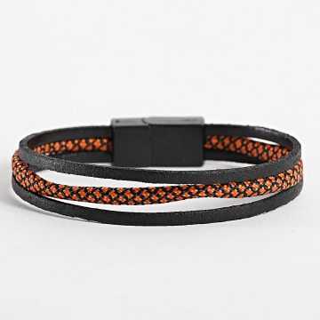 Classic Series - Bracelet Noir Orange