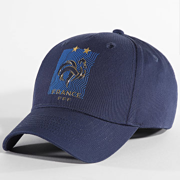 FFF - Cappello con logo grande in lamina F23096 blu navy