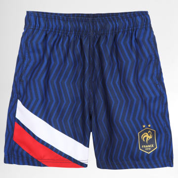 FFF - Short De Bain Enfant FFF Bleu Marine