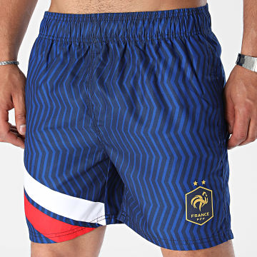 FFF - FFF Fan Stripes Shorts de Baño F23091C Azul Marino