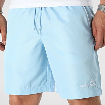 Sergio Tacchini - Rob 39172 Pantalones cortos de jogging azul claro