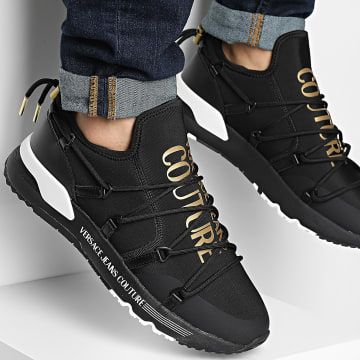 Versace Jeans Couture - Fondo Dynamic Sneakers 76YA3SA6-ZS447 Negro Oro