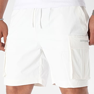 Sixth June - Pantalones cortos cargo blancos