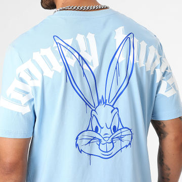Looney Tunes - Maglietta da collezione in edizione limitata Bugs Bunny Colore Spray Blu Pastello