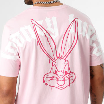 Looney Tunes - Maglietta da collezione in edizione limitata Bugs Bunny Color Spray Rosa Pastello