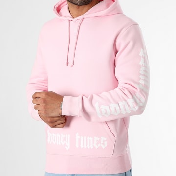 Looney Tunes - Sweat Capuche Bugs Bunny Sleeves Color Spray Pink Pastel