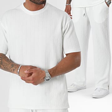Ikao - Ensemble Tee Shirt Et Pantalon Blanc
