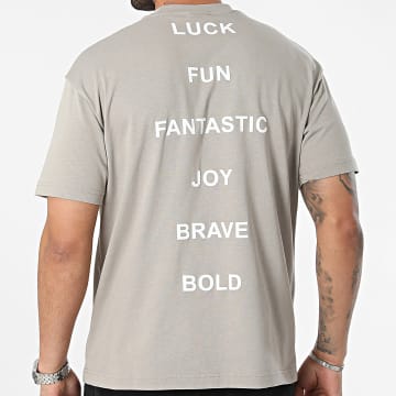 Ikao - Camiseta oversize gris