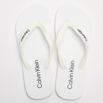 Calvin Klein - Tongs Flip Flop Rubber 0956 White Black