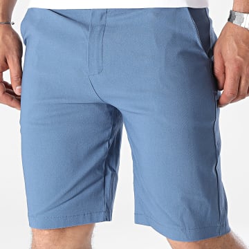 Frilivin - Pantalones cortos chinos azules