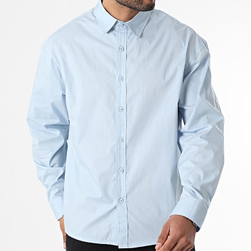 Frilivin - Camisa azul claro de manga larga