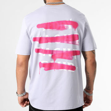 Teddy Yacht Club - Tee Shirt Oversize Large Propaganda Slogan Pink Lavande
