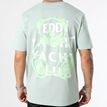 Teddy Yacht Club - Tee Shirt Oversize Large Propaganda Bear Green Vert Clair