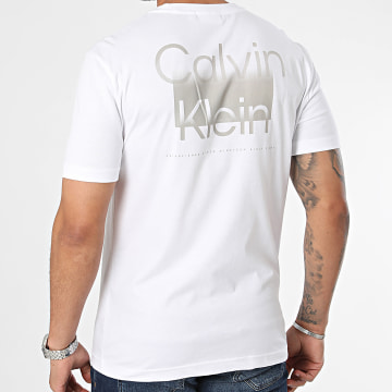 Calvin Klein - Maglietta Logo posteriore allargato 3106 Bianco