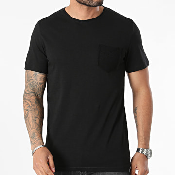 Classic Series - T-shirt nera con taschino