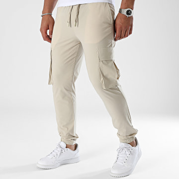 John H - Pantalon Jogging Beige