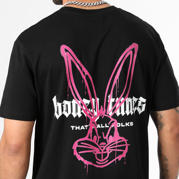 Bugs Bunny - Tee Shirt Oversize Bugs Bunny Colore Spray Nero