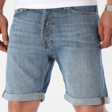 Jack And Jones - Pantaloncini di jeans Chris Blue Denim