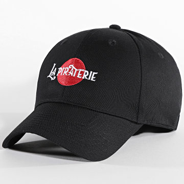 La Piraterie - Cappello rosso Moon Cap Nero Rosso Bianco