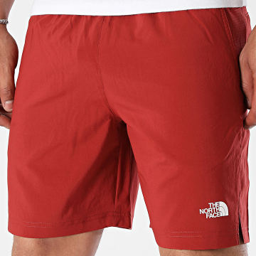 The North Face - A3O1B Pantalones cortos de jogging rojo ladrillo
