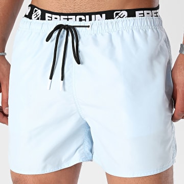 Freegun - Pantaloncini da bagno Boardshort Azzurro
