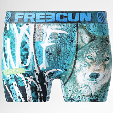 Freegun - Boxer Wolf Azul Blanco