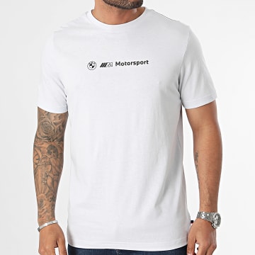Puma - Tee Shirt Col Rond BMW MMS Logo Graphic 624160 Blanc