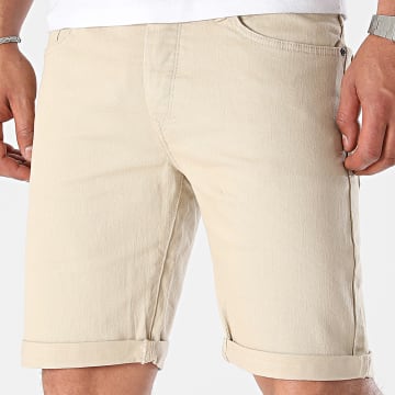 Tiffosi - Pantaloncini jeans slim 10054437 Beige