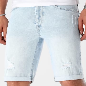 Tiffosi - Pantaloncini jeans slim 10054418 Blue Wash